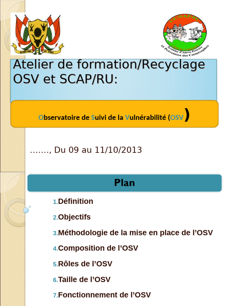 Présentation OSV | PDF