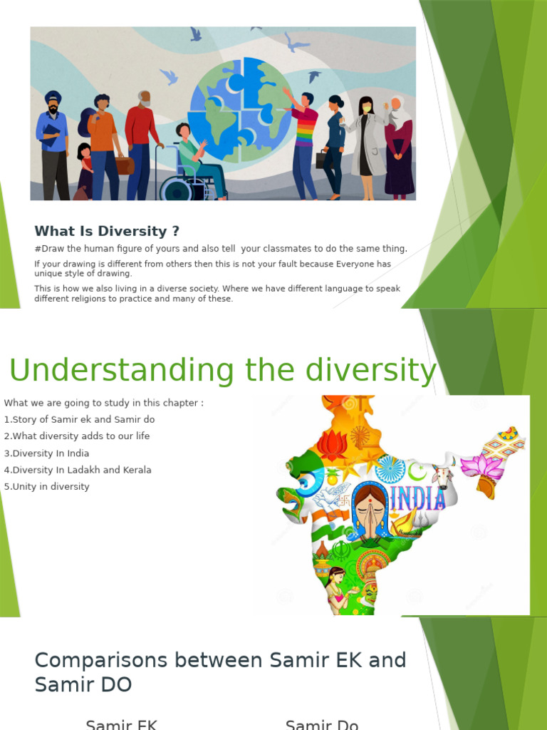 What Is Diversity ( chapter 1 ) class -6 | PDF