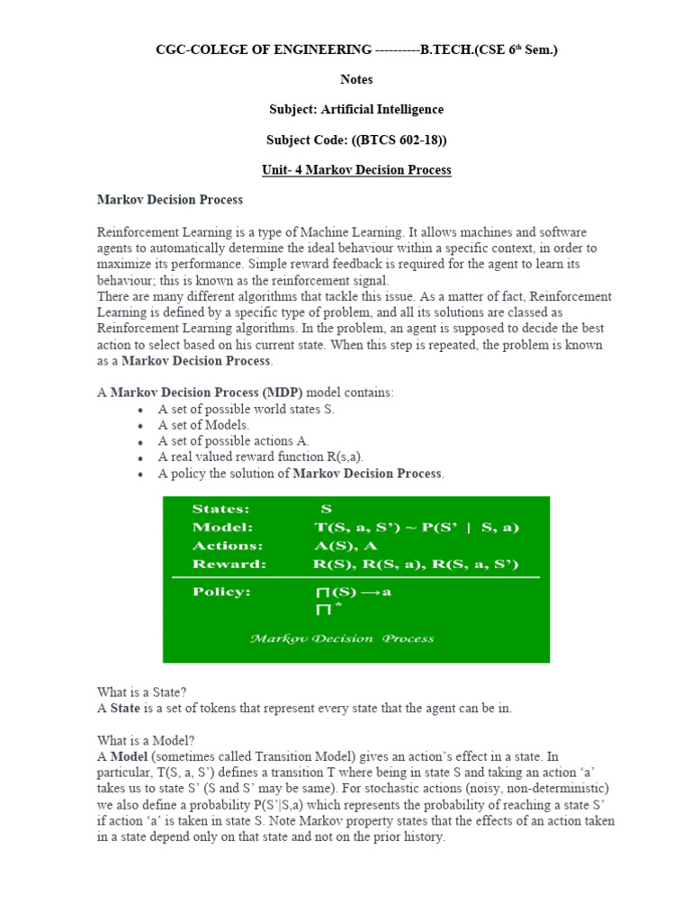 Unit-4 Ai | PDF