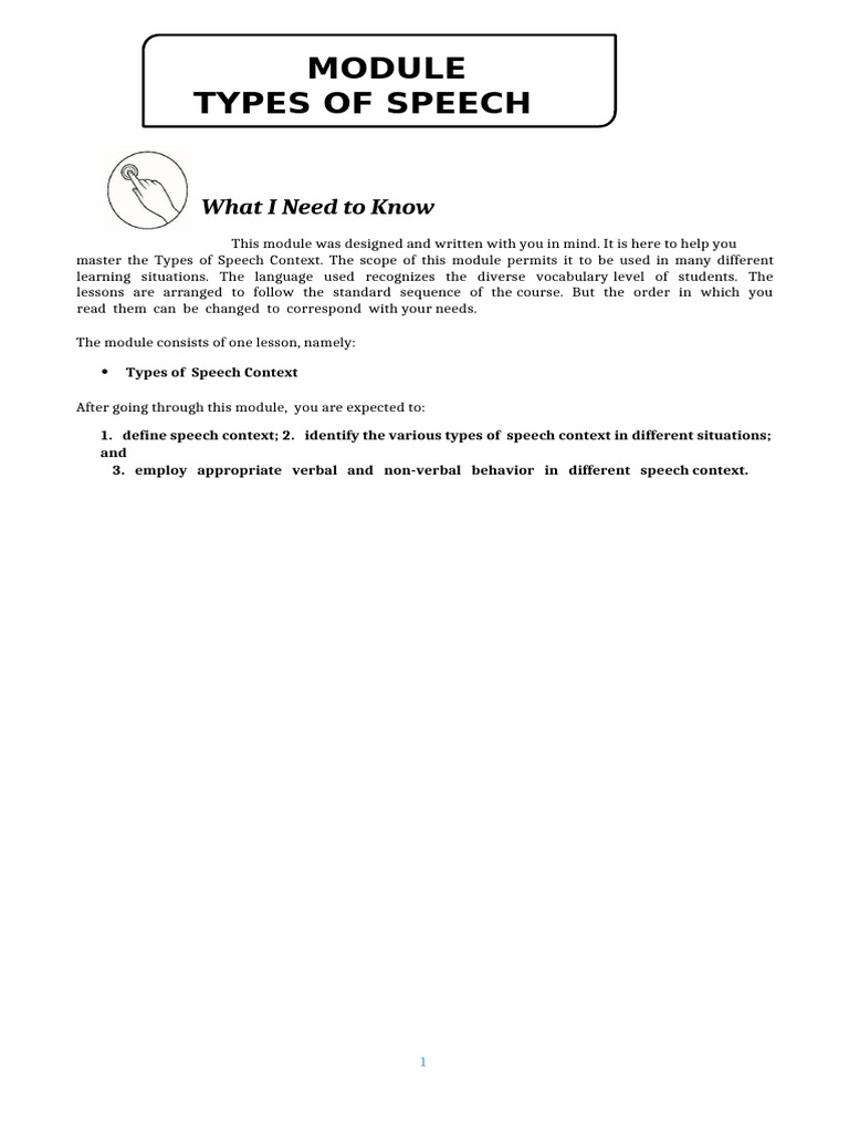 Oral Comm Module | PDF