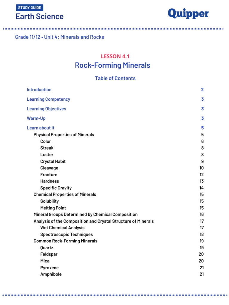 Igneous Rocks Pdf