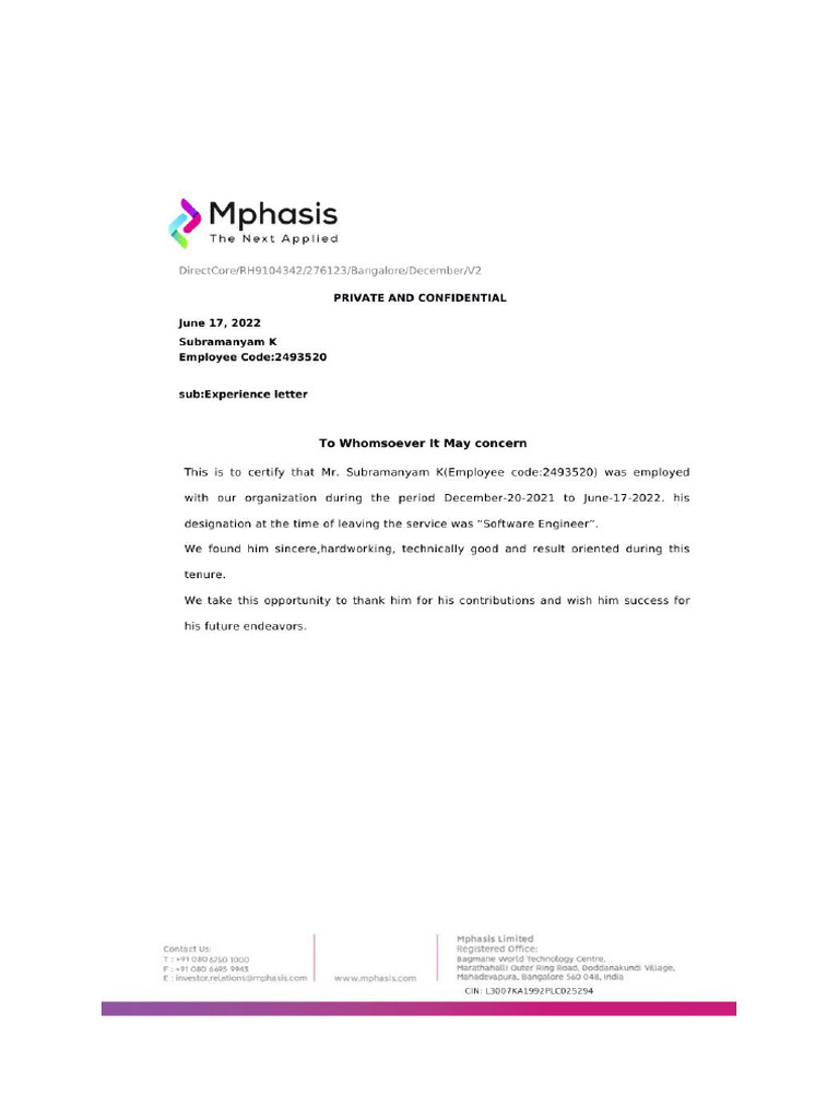 Internal Announcement Email | PDF