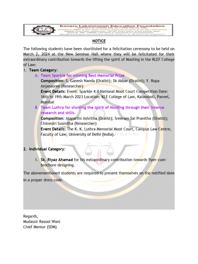 Acknowledgements Pdf