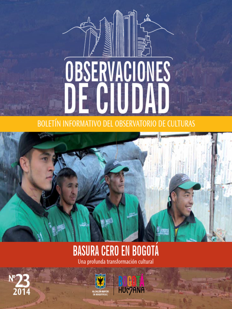 Boletín N°23 Basura Cero en Bogotá | PDF | Residuos | Política