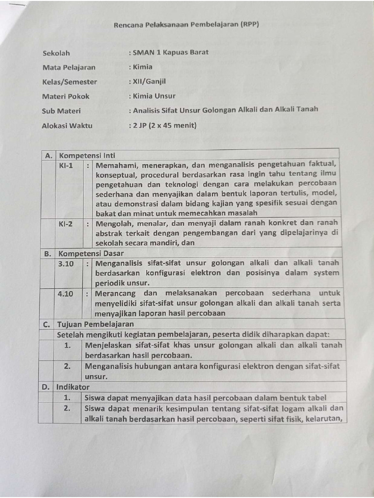 RPP | PDF