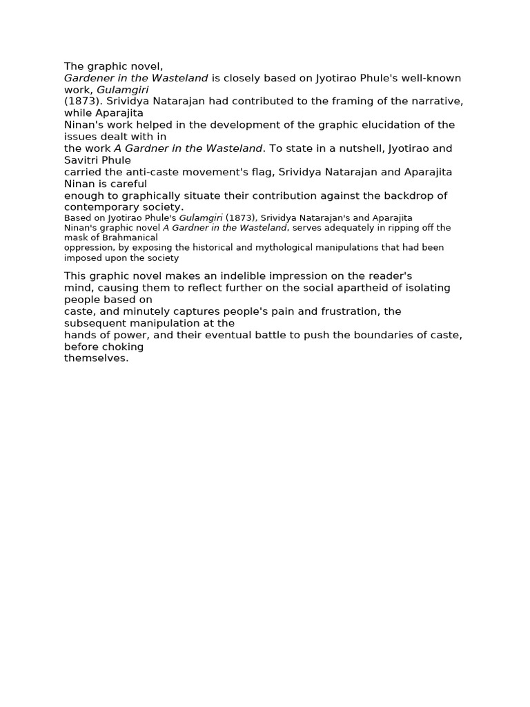 The Graphic Novel Phule PDF