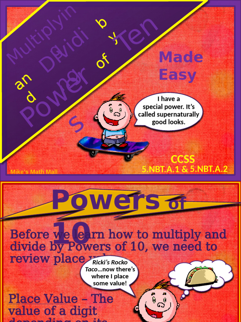 Powerpoint Powers of Ten 1 PDF