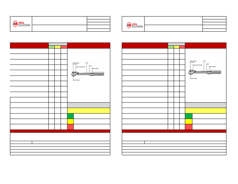 Check List Torquimetro | PDF
