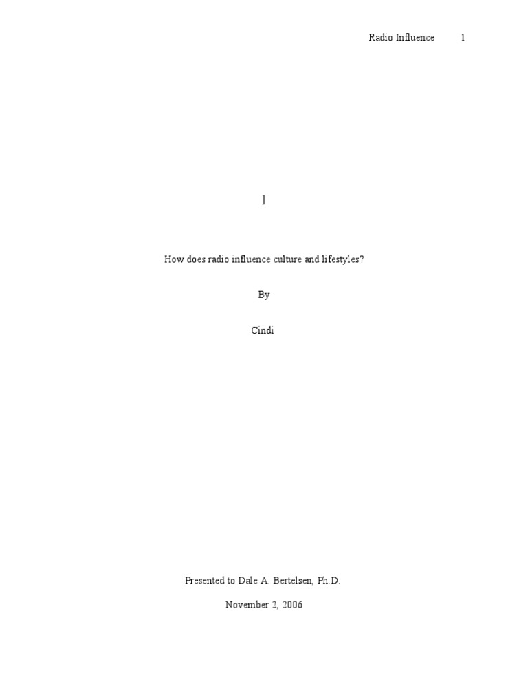 Cover Page Example | PDF