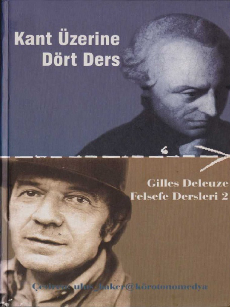 Kant zerine d rt ders gilles deleuze pdfdrive pdf