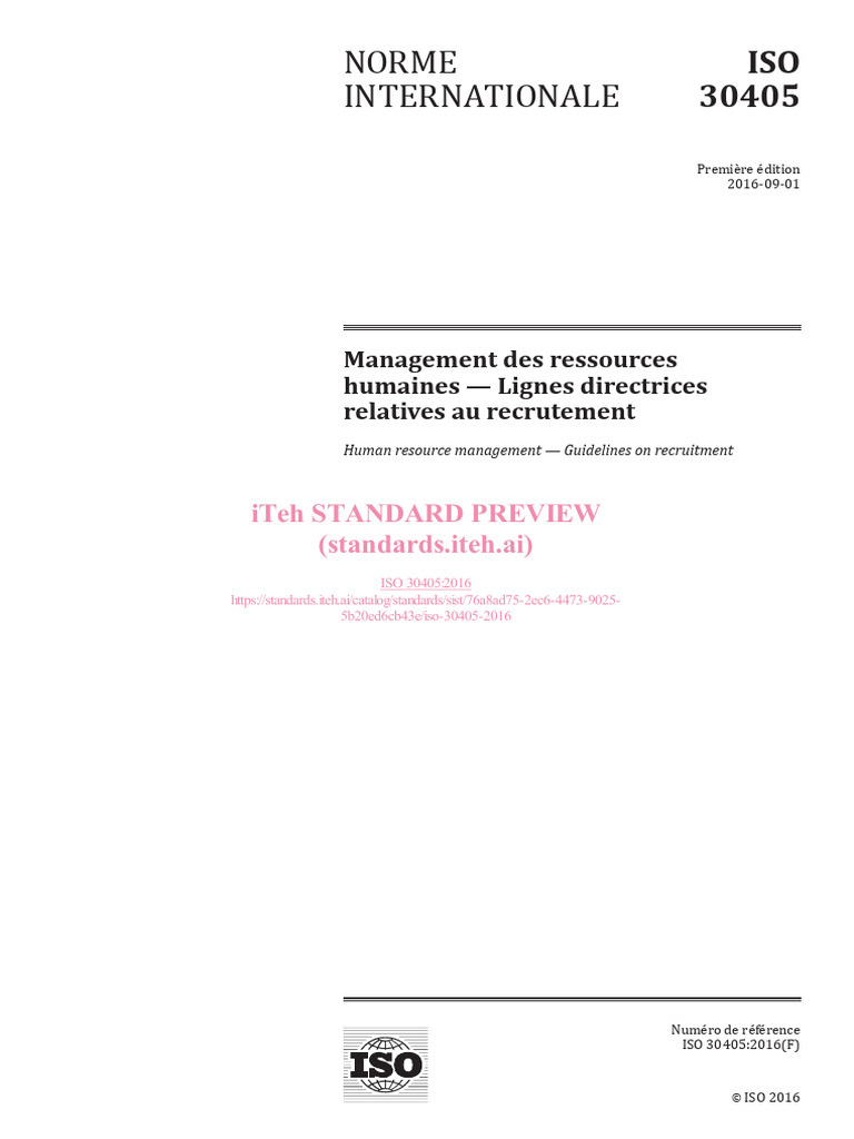Iso 30405 2016 | PDF