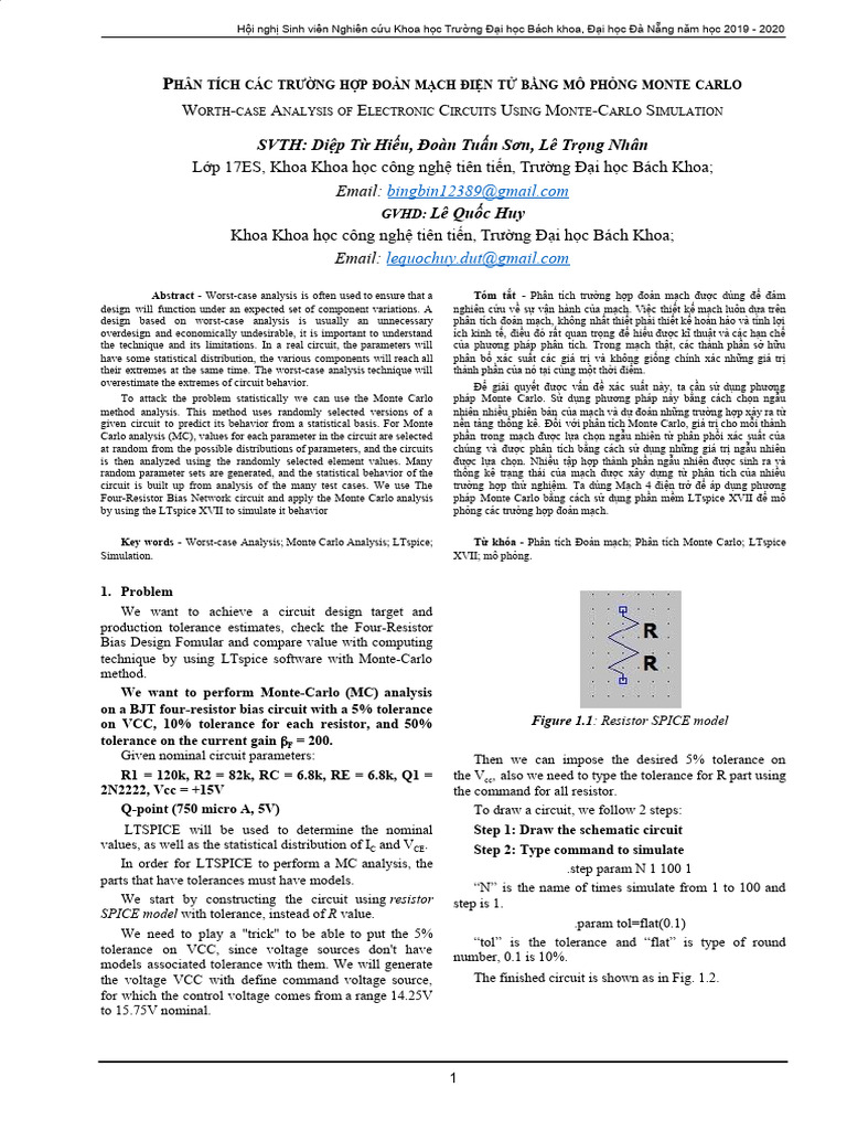 Reserch Paper (NCKH 2019-2020) | PDF