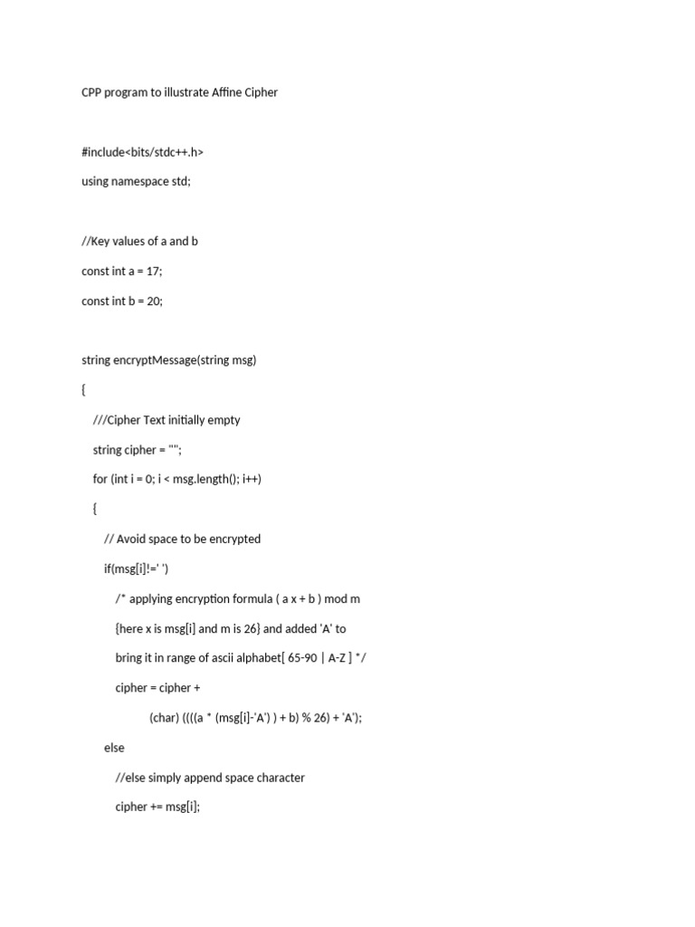 CPP Program | PDF