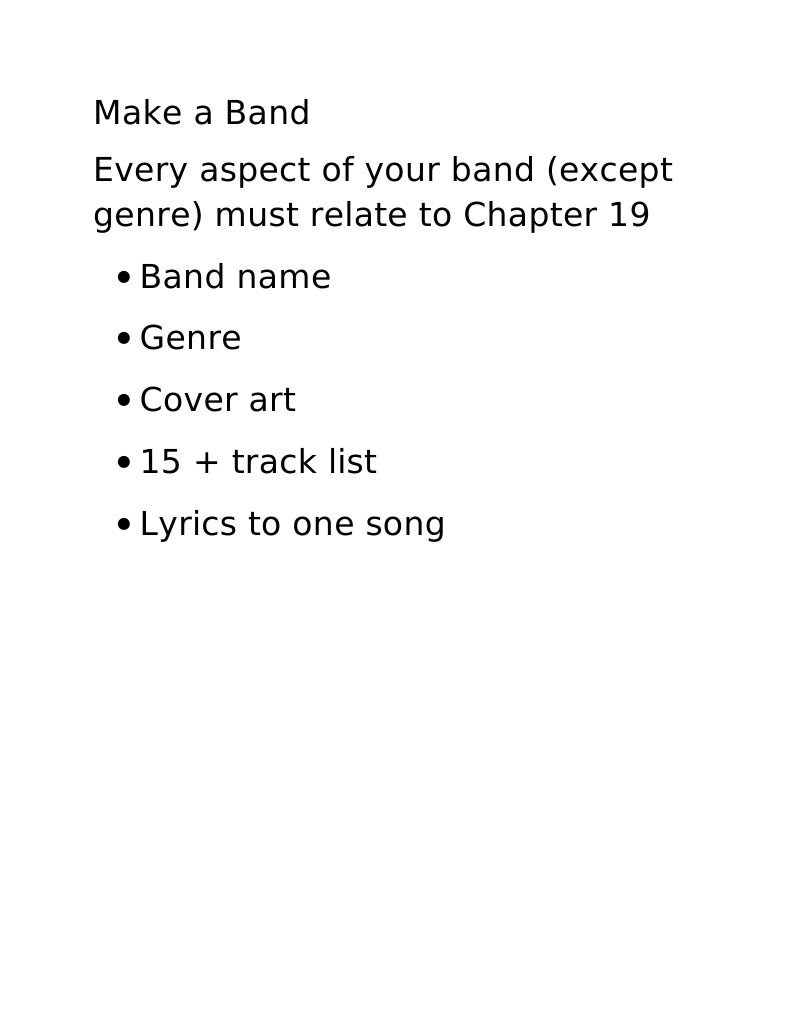 Make A Band | PDF