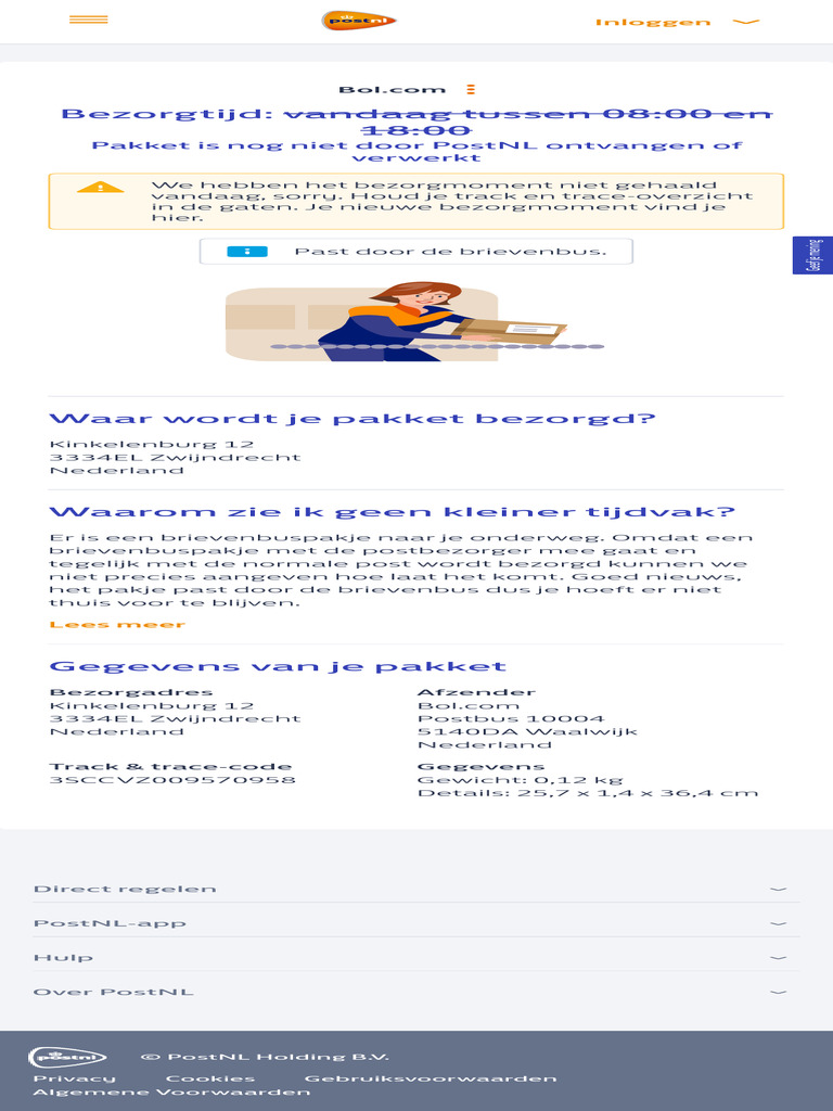 Postnl track trace 2 pdf