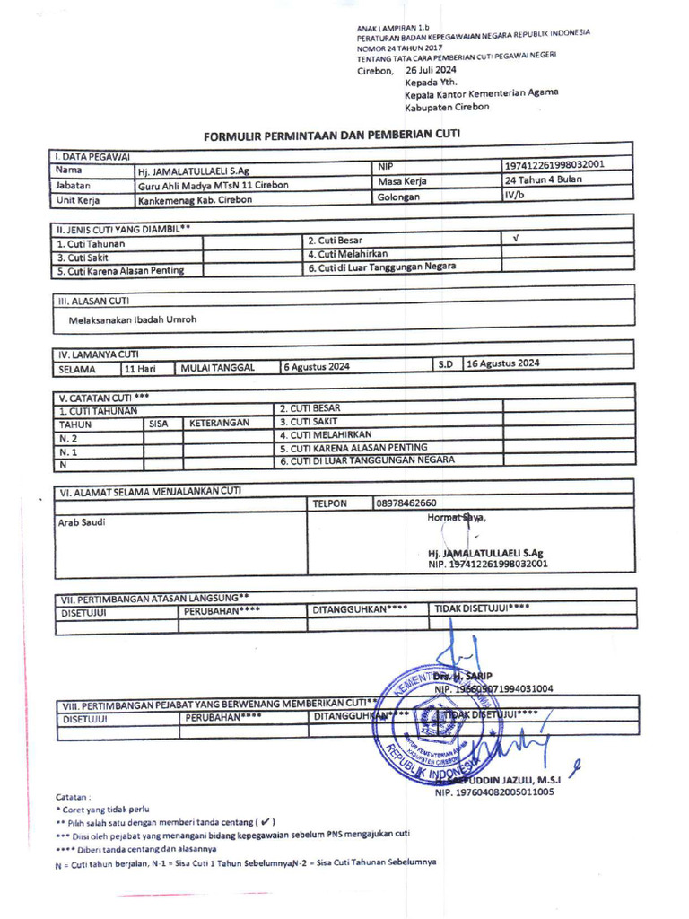 Surat Cuti Compressed Pdf