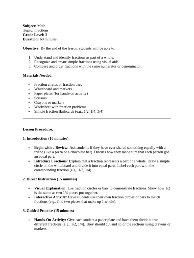 SAMA Lesson Plan | PDF