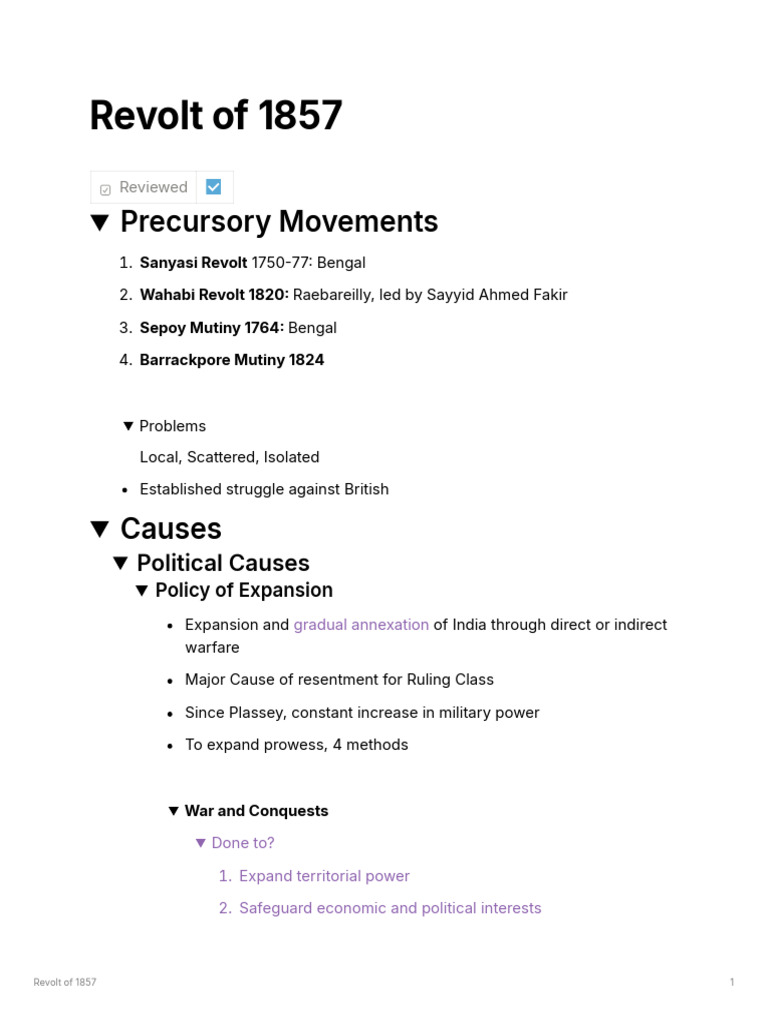 First War Of Independence Class 10 Icse History Pdf