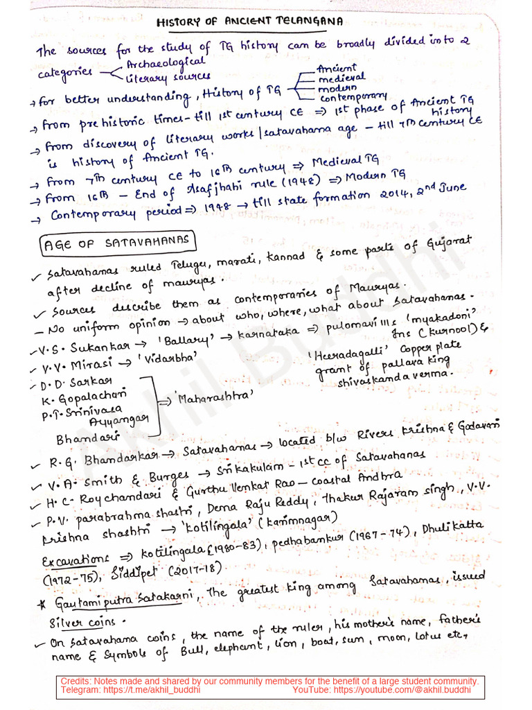 TELANGANA HISTORY SHORT NOTES visual data 4