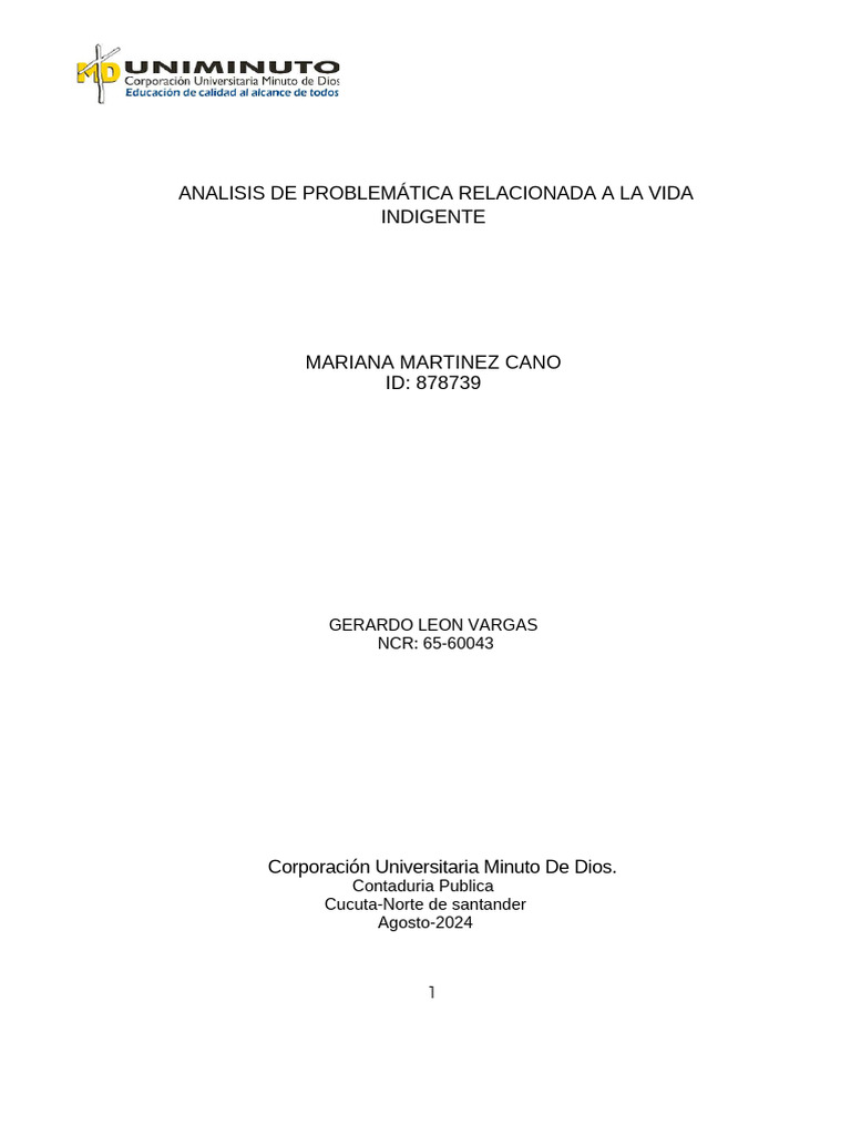 Análisis de la Indigencia en Colombia | PDF | Pobreza | Pobreza e ...