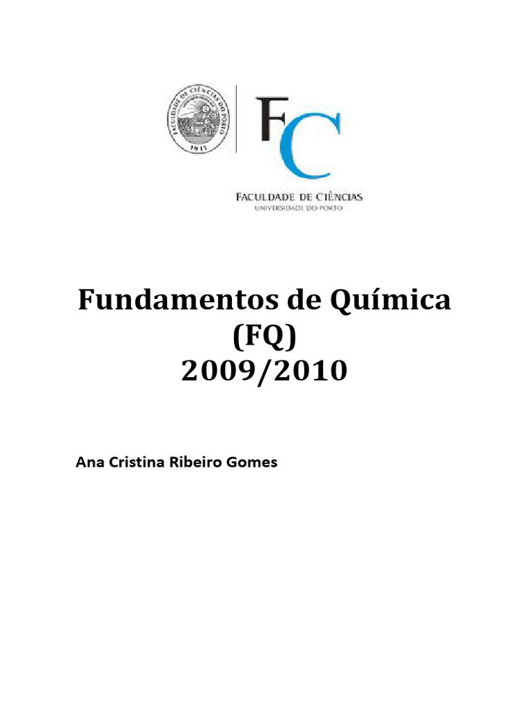 Fundamentos de Química | PDF