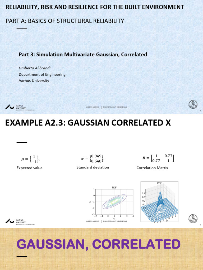 Engineering Risk and Reliability Analysis | PDF | Normal Distribution ...