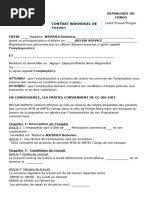 Modele Bulletin Paie RDC | PDF