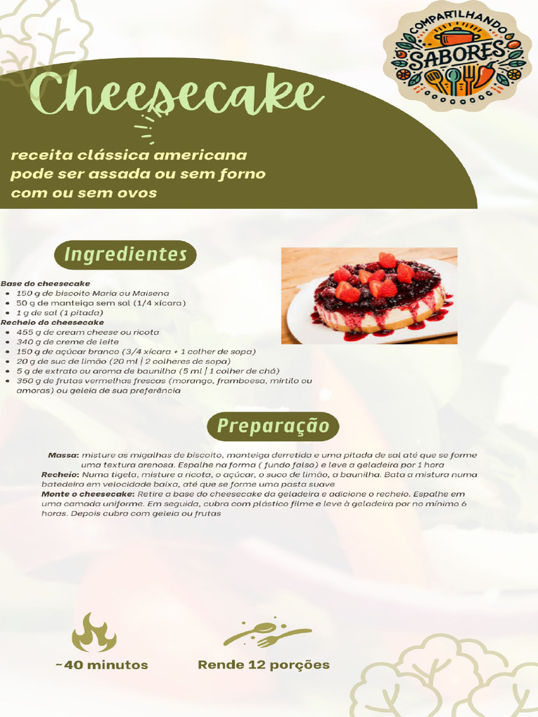 Cheesecake | PDF