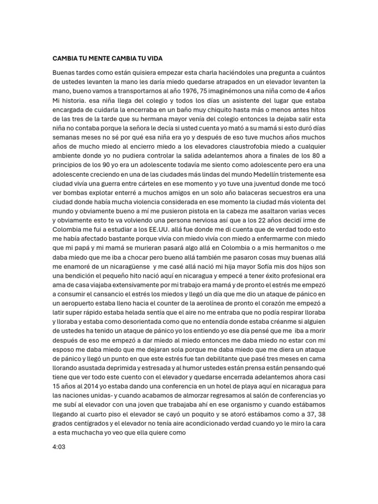 Cambia Tu Mente Cambia Tu Vida | PDF