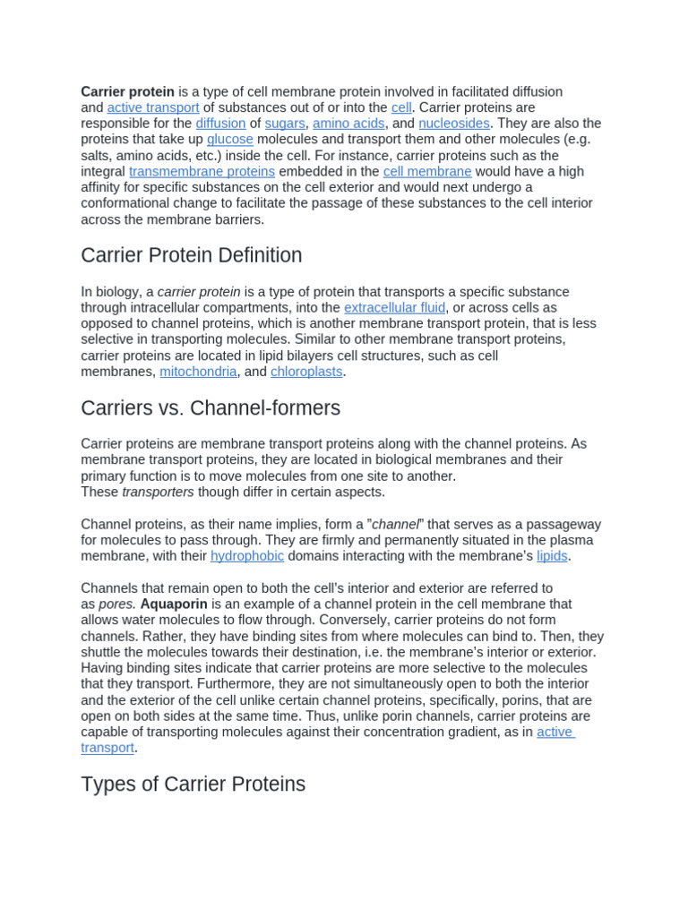 CARRIER PROTEINS ADVANCES IN RESEARCH AND APPLICATION 2011 EDITION PDF intelligence overview