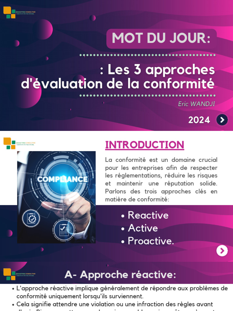 Conformité Réglementaire - Évaluation | PDF