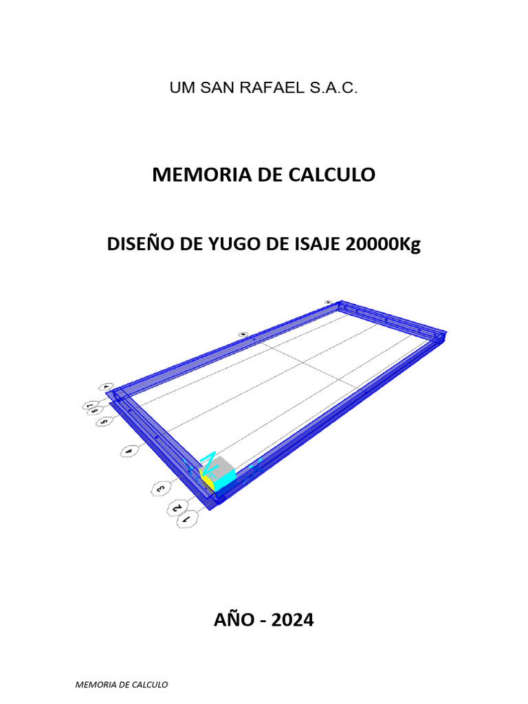Diseño de Yugo de Izaje 20 Toneladas | PDF | Acero | Ingeniería de ...