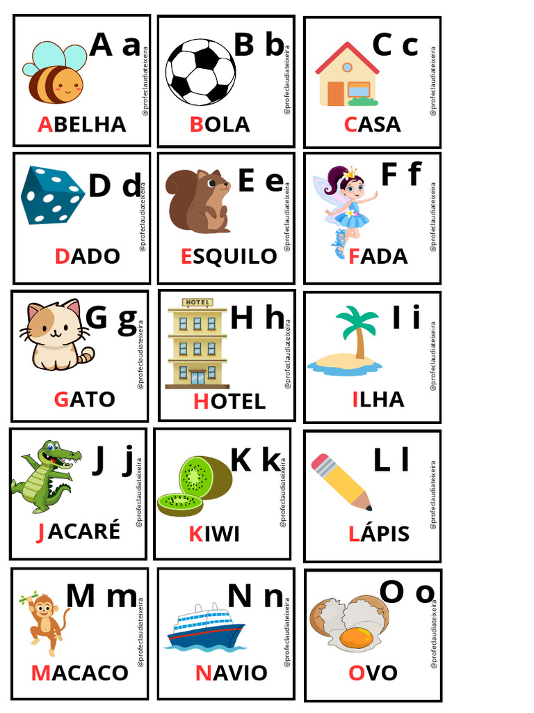 Alfabeto Ilustrado | PDF