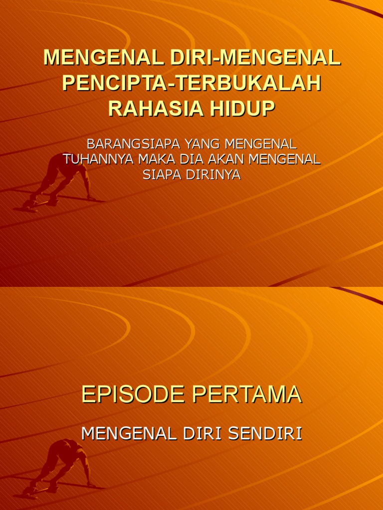 Mengenal Diri Mengenal Pencipta Terbukalah Rahasia Hidup Pdf