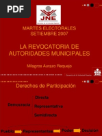 Revocatoria Municipal