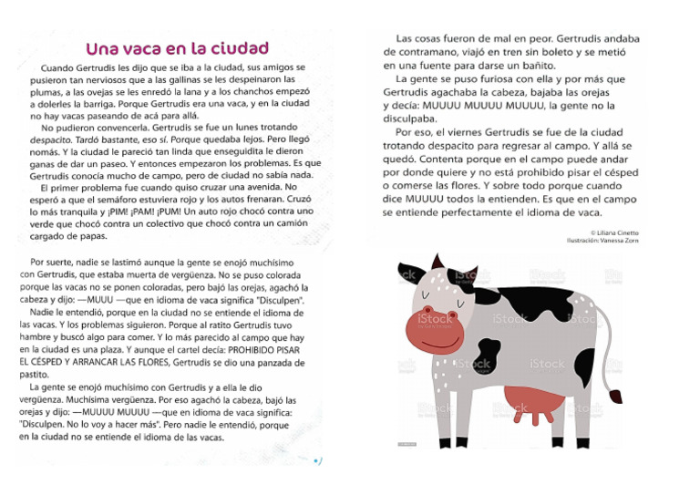 Una Vaca en La Ciudad | PDF