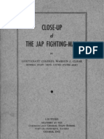 Close-Up of The Jap Fighting-Man