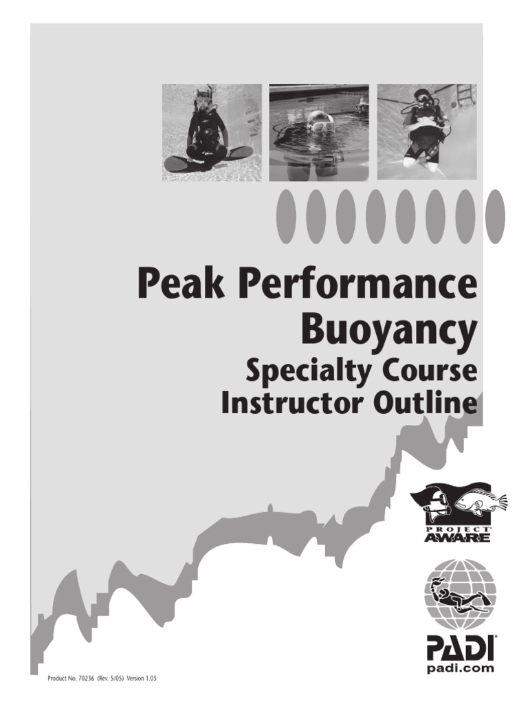 PADI Peak Performance Buoyancy Course Guide | PDF | Scuba Diving ...