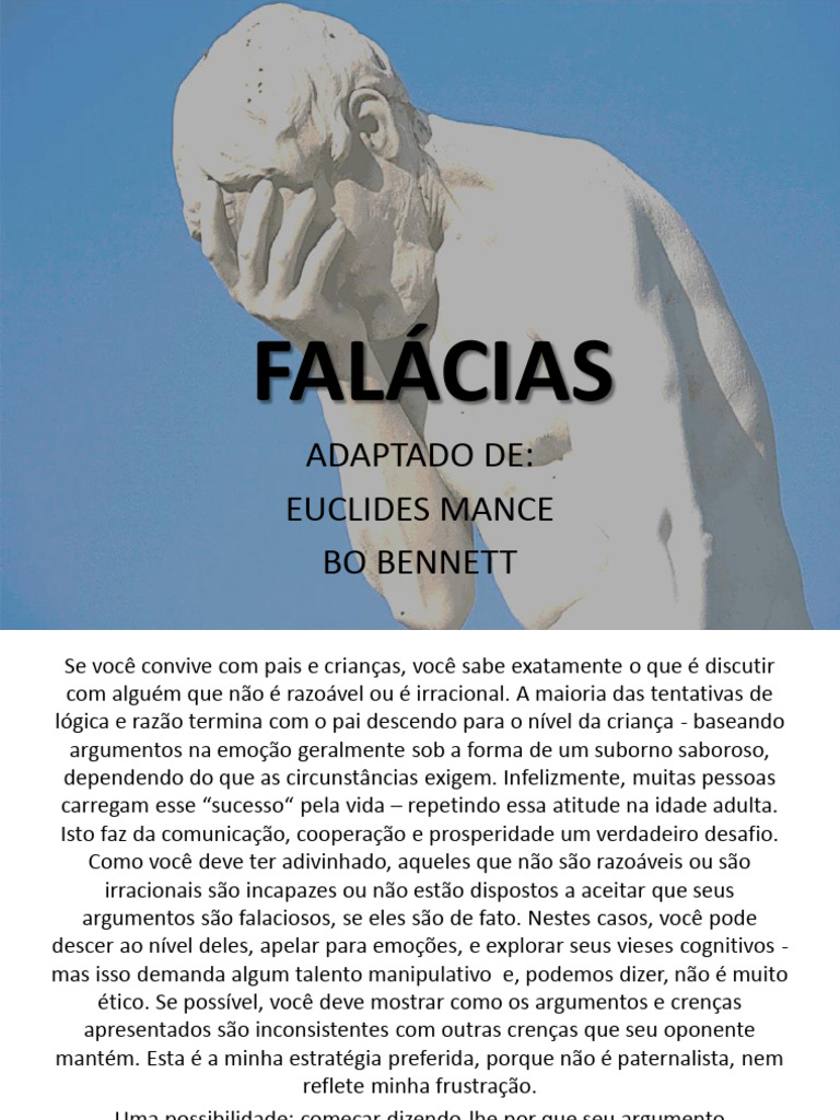 Falácias 1 | PDF