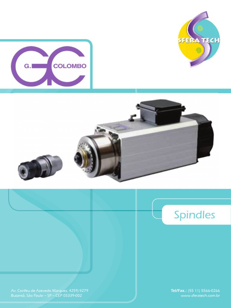 Catálogo Spindle GColombo | PDF