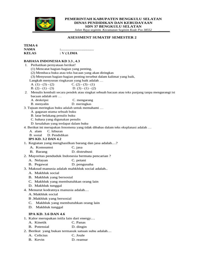 Soal Inut | PDF