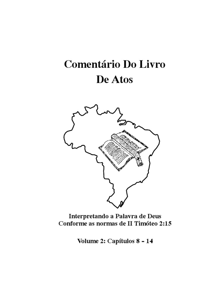 Estudo Livro Atos PDF Apóstolo Paulo São Pedro