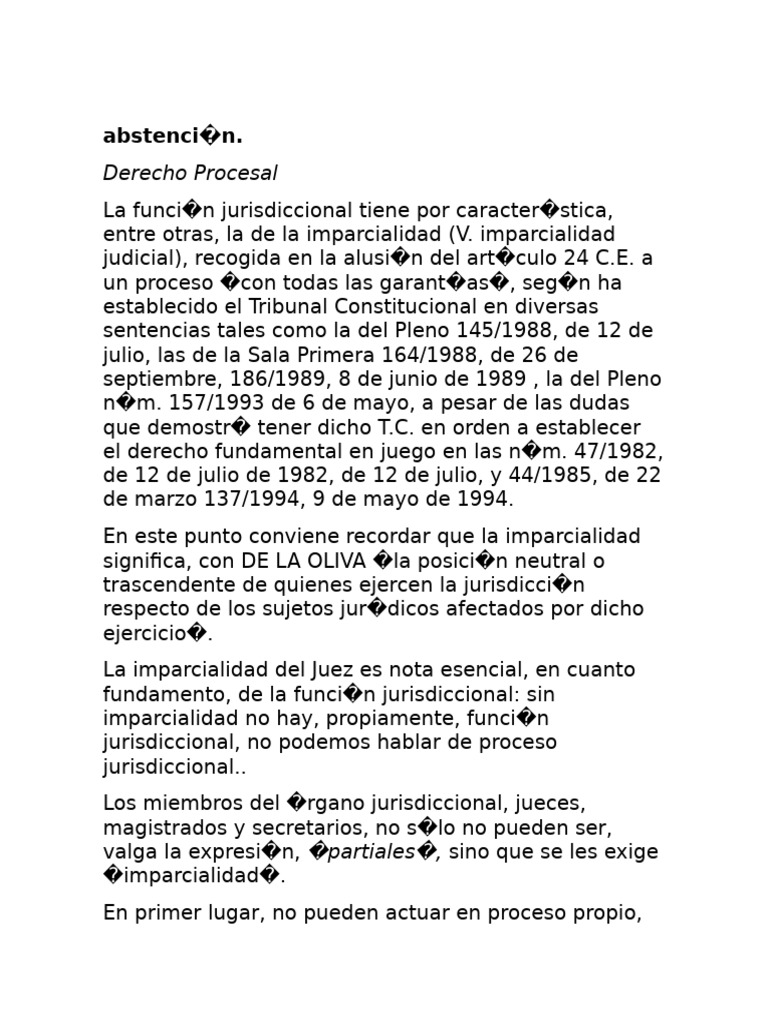 Abstención Pdf