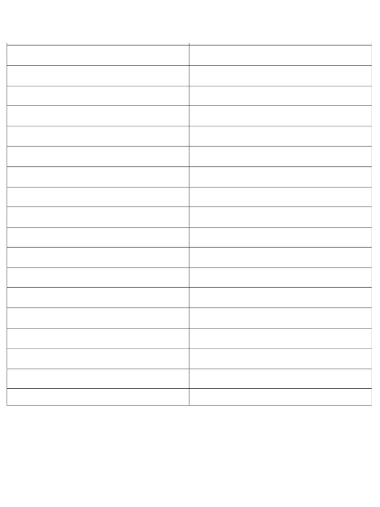 2 Column List | PDF
