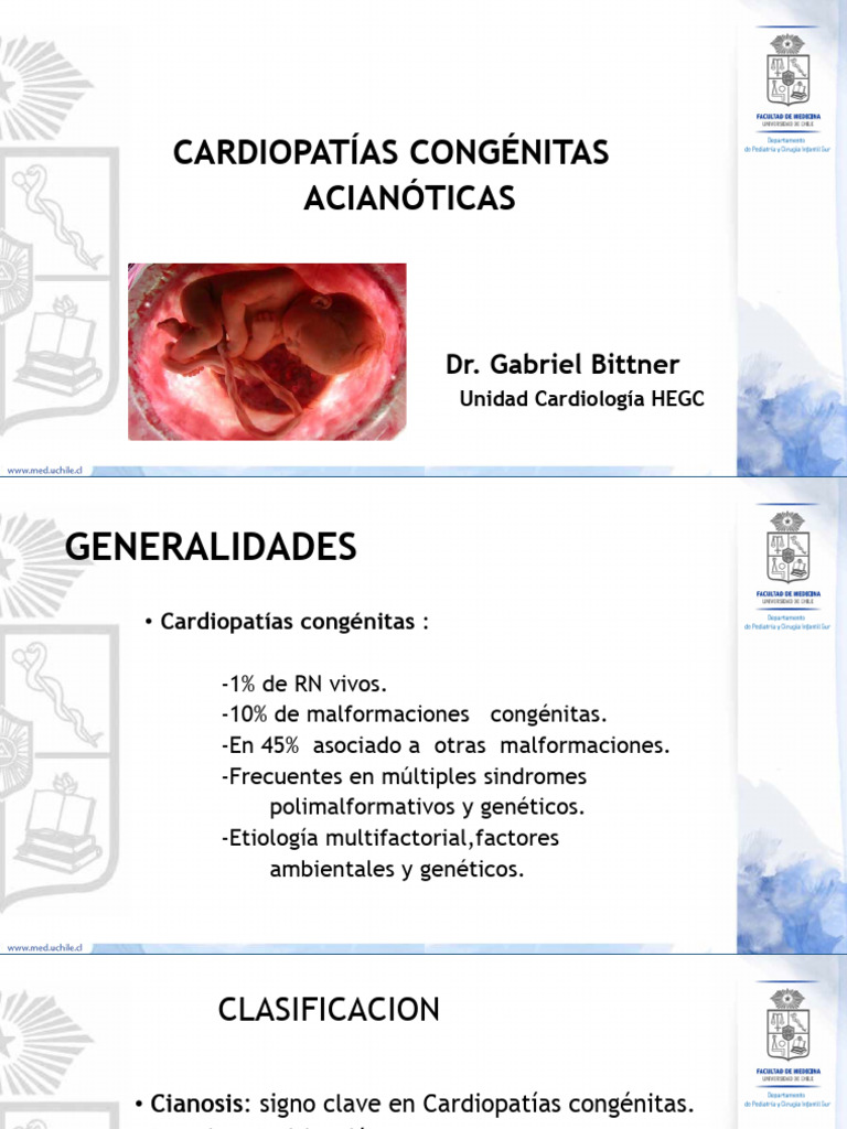 Cardiopat As Cong Nitas Acian Ticas. Dr. G. Bittner | PDF | Heart ...