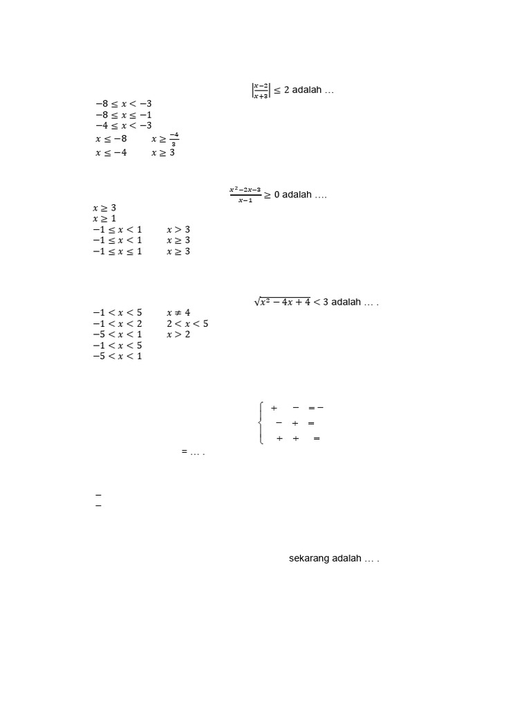 Soal Usek 23 | PDF