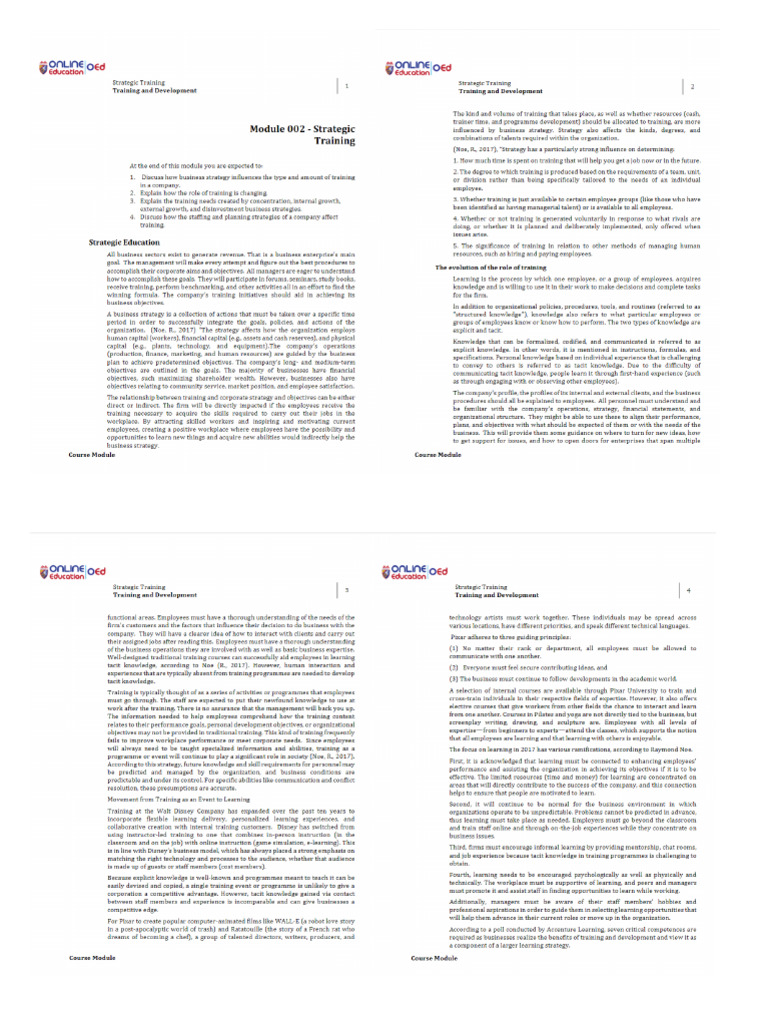 2 Strategic Training Pdf