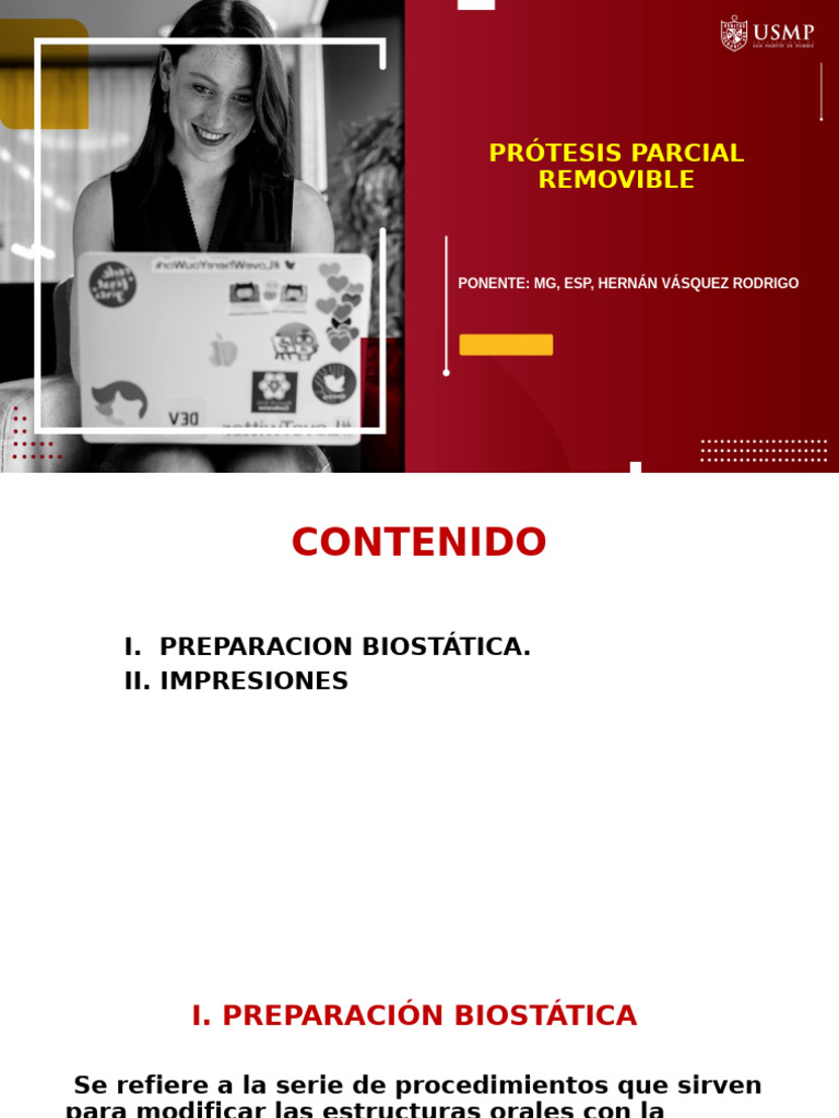 Protesis Parcial Removible - Preparacion Biostatica-Impresiones ...