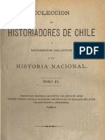 Colección de historiadores de Chile y documentos relativos a la historia nacional. T.IX. Descripción histórico-jeogr. Reino de Chile. T.II. 1875