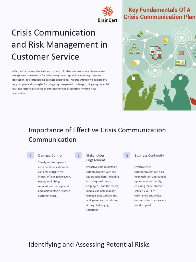 Enhancing Crisis Communication in Service | PDF | Risk Management ...